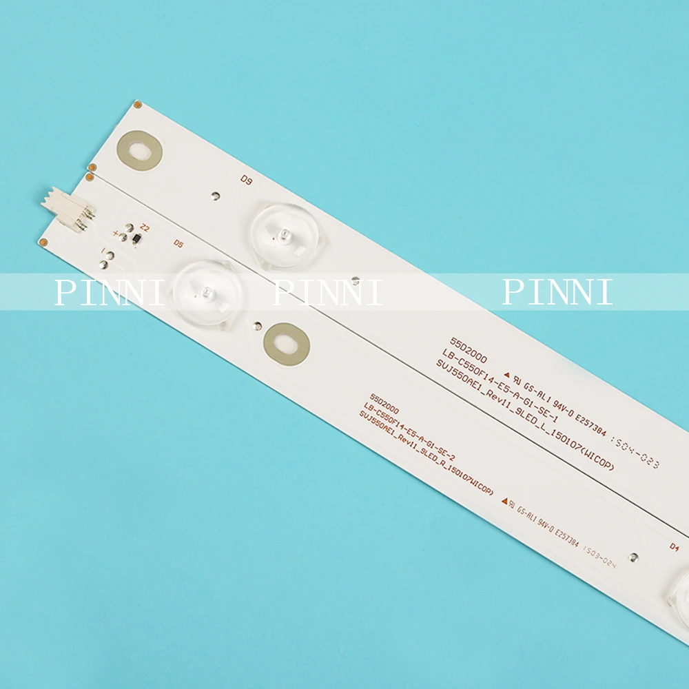 5" дюймов ТВ 55D2000i 55C2000i 55D6000i светодиодный Подсветка светодиодный полосы светодиодный бар LB-C550F14-E5-A-G1-SE-1 LB-C550F14-E5-A-G1-SE-2