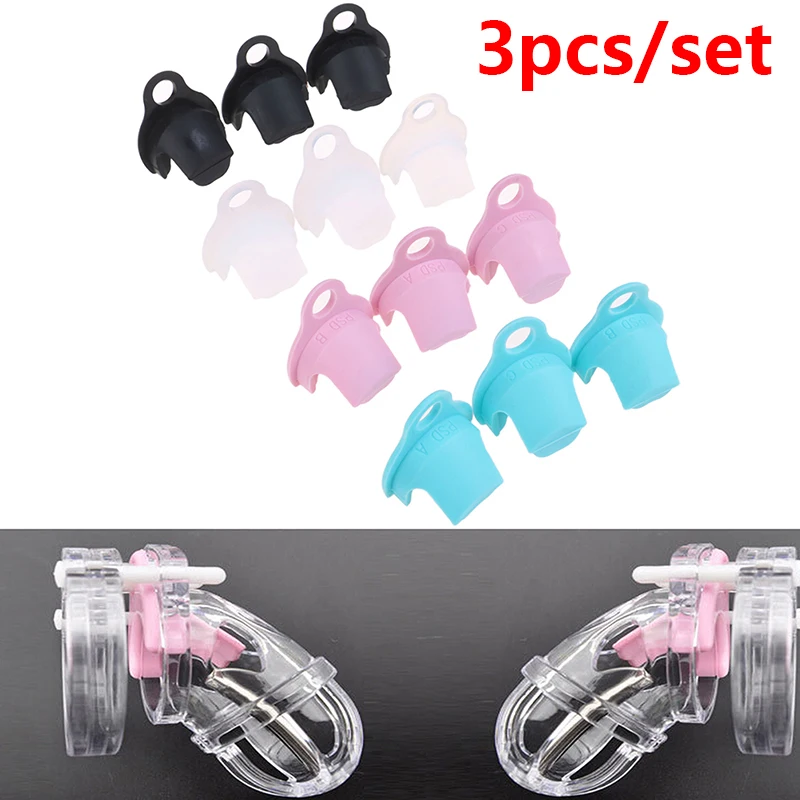 3Pcs/set KSD-G3 Accessories Spacer Cock Cage Lock Ring Spacer For CB3000,CB6000&CB6000S Chastity Device