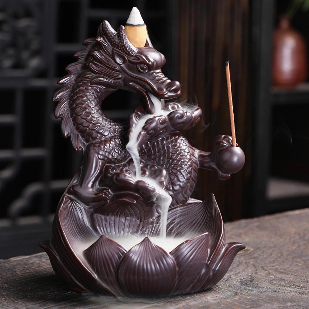 Multi Style Mountains River Waterfall Incense Burner Fountain Backflow