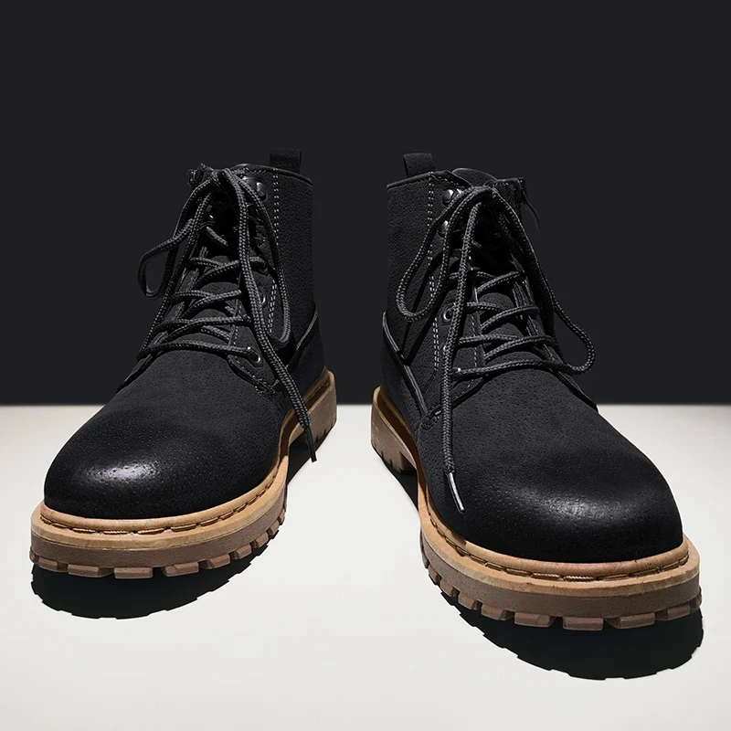 

DR.Martin boots men's British boots men's autumn and winter leather boots high to help men's shoes retro boots
