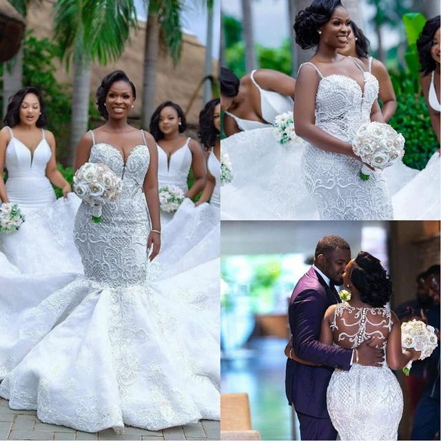 Custom Made Lace Applique Curvy Mermaid Wedding Dress For Plus Size Brides  With Multi Layered Hemline And Fashionable Design From Xushenlina1, $132.97  | DHgate.Com