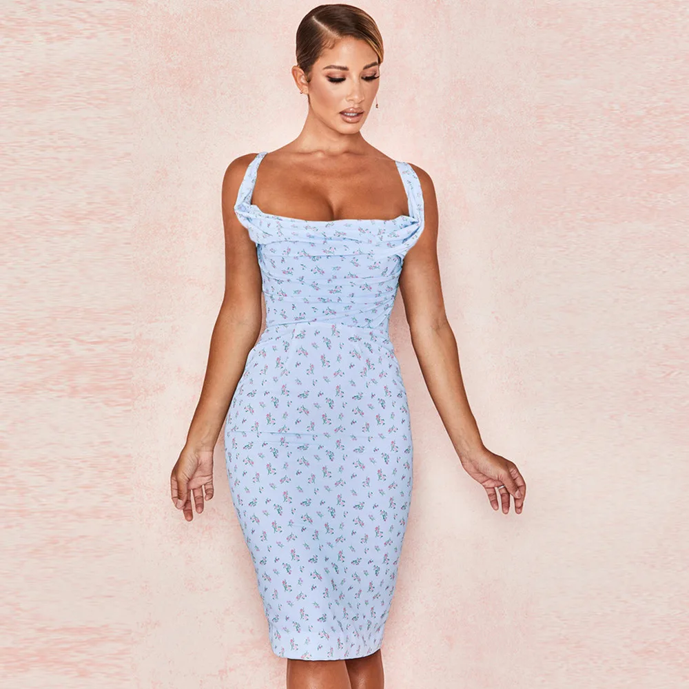 2020 летнее женское Новое Цветочное платье без рукавов сексуальное на подтяжках |