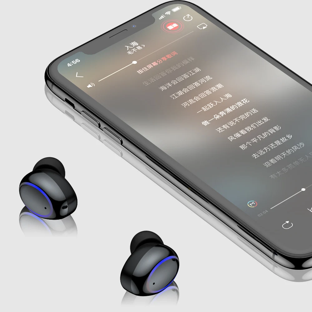 AK EZEAR X11 TWS Earphone True Wireless Bluetooth 5.0 Earbuds Earphone Portable HIFI Stereo Sport Headset IPX7 Waterproof Earbud