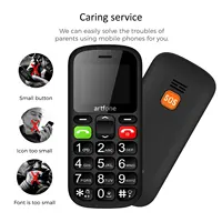 Artfone CS181 GSM 2G Bar Senior Cellphone Big Voice Big Button Mobile Phone For Elderly One Key SOS Dual Sim Torch No Russian 1