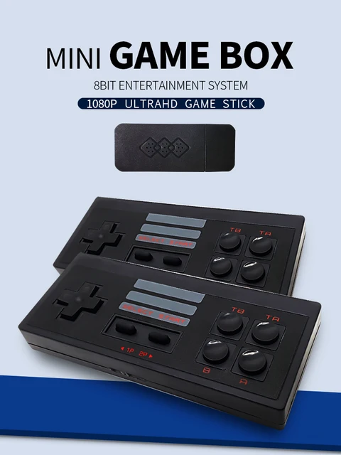 Hd Tv Vídeo Game Console Embutido 1550 Jogos Clássicos Mini Retro Jogo  Controlador Sem Fio Suporte Baixar Jogos Salvar Função - Videogames  Portáteis - AliExpress