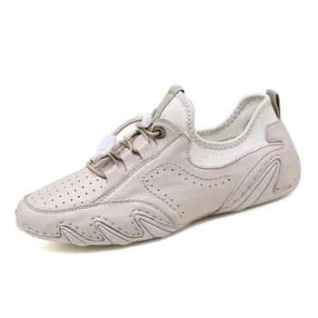 

Nice Fashion Comfortable Casual Shoes Loafers Men Shoes Quality Genuine Leather Shoes Men Flats Pop Tide Octopus Shoes