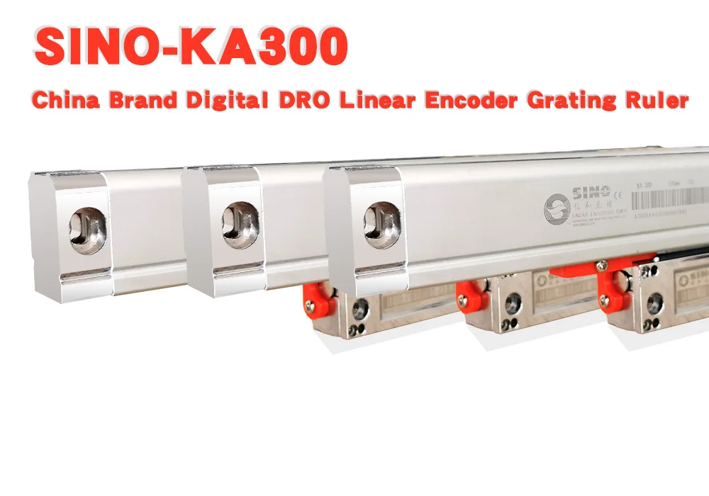 Фрезерный станок с цифровым дисплеем KA300 решетчатая линейка линейного перемещения оптическая линейка точность 5um