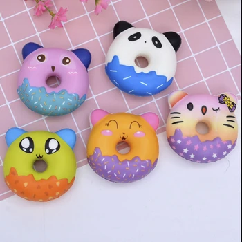 

Squeeze Fun Toy For Children Squeeze Toy For Kids Antistress Cute Kawaii Donut Jumbo Squishy Slow Rising Pink Unicorn Doughnut