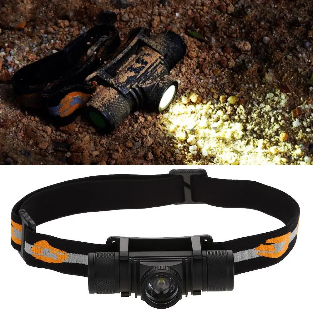 

Waterproof Adjustable USB Rechargeable LED Head Light Flashlight Torch Lamp