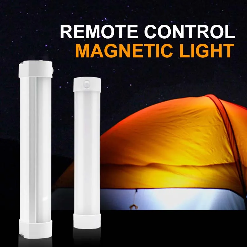 Online IR remoto Camping luz Bivvy luz USB recargable Camping tienda luz gabinete regulable emergencia carpa pesca Lámpara 1W Negro