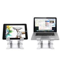 Регулируемая Складная портативная охлаждающая подставка из алюминиевого сплава для ноутбука держатель для 7 до 13 дюймов для ноутбука Ipad