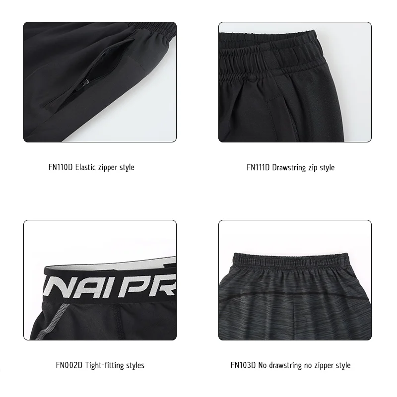 FANNAI Men Training Running Shorts Gym Sport Shorts Marathon Quick Dry Fit Fitness Plus Running jogging Short Pants Workout