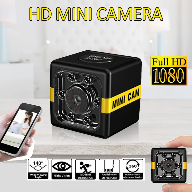 HD мини камера с 32GTF картой IP маленькая камера 1080P датчик ночного видения Видеокамера мини видеокамера DVR DV регистратор движения Camcord