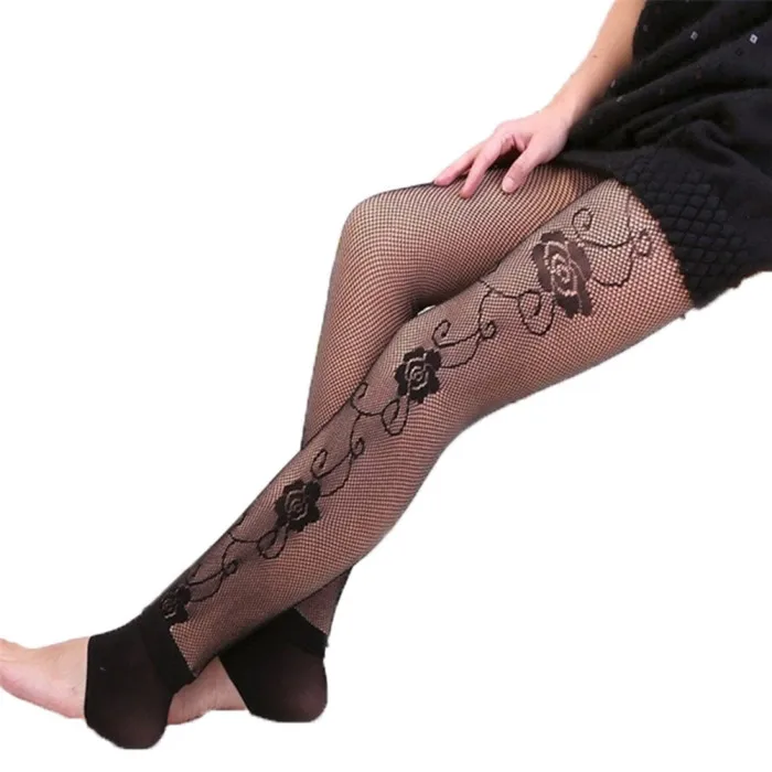 Теплые женские леггинсы с рисунком Fishnets JL