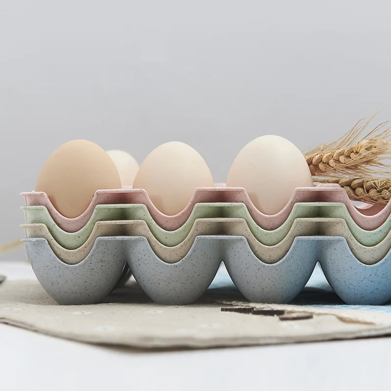 

Kitchen Egg Tray Holder Egg Storage Box Refrigerator Crisper Storage BBQ Shock Proof Egg Container Home Organizer 15/24 Cases