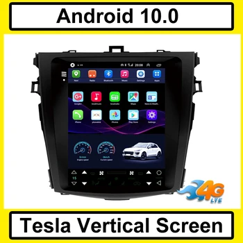 

Tesla Vertical screen android 10 car gps multimedia video radio player in dash for toyota corolla 2011 car navigation stereo