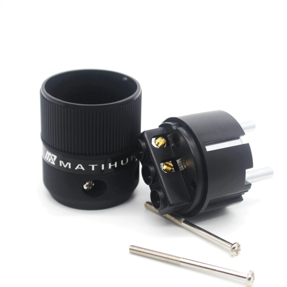 Hi Fi fidelity matihur 99.99% Чистая медь с родиевым покрытием штепсельная вилка стандарта ЕС