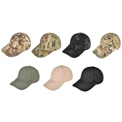 Gorra de béisbol de camuflaje táctico para hombre y mujer, gorro de pesca militar, ajustable, color negro, verde, CP
