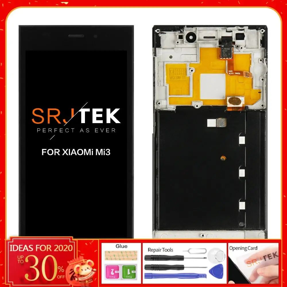 Koop Voor Xiao Mi Mi 3 Display Getest 5 1920X1080 Ips Lcd Voor Xiao Mi Mi 3 Display touch Screen Digitizer Vergadering Mi 3 Lcd