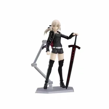 

Anime Fate / Grand Order Figma 418 hezoba Saber Altoria action figure collectible model toys Brinquedos 13cm
