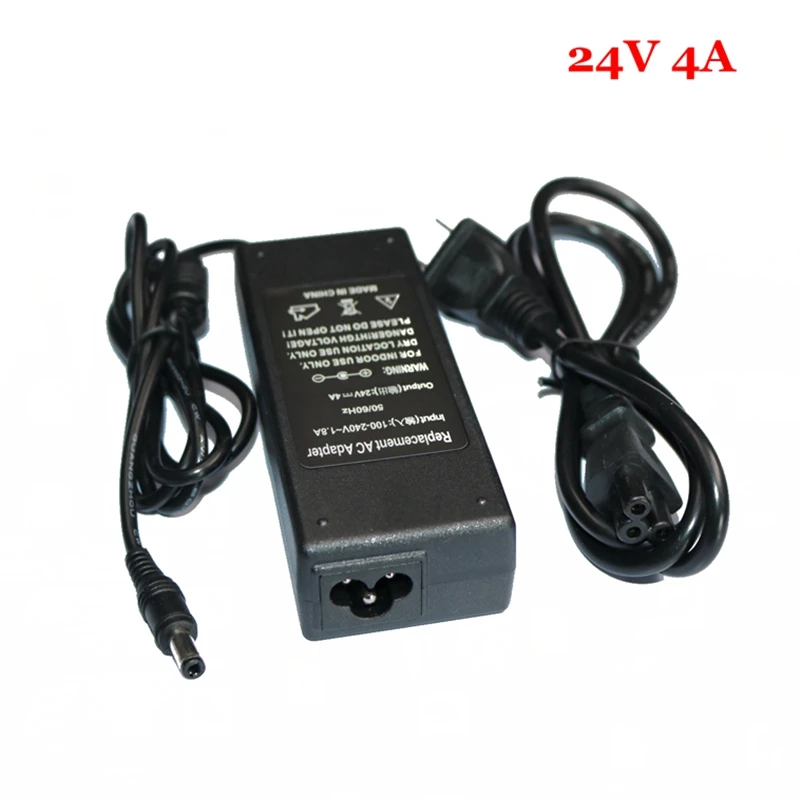 Хорошее качество DC 24V источник питания AC 100/240V to 1A 2A 3A 4A 5A 6A трансформатор EU US