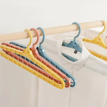 

Retractable Seamless Clothes Storage Hanger Anti-slip Towel Drying Racks