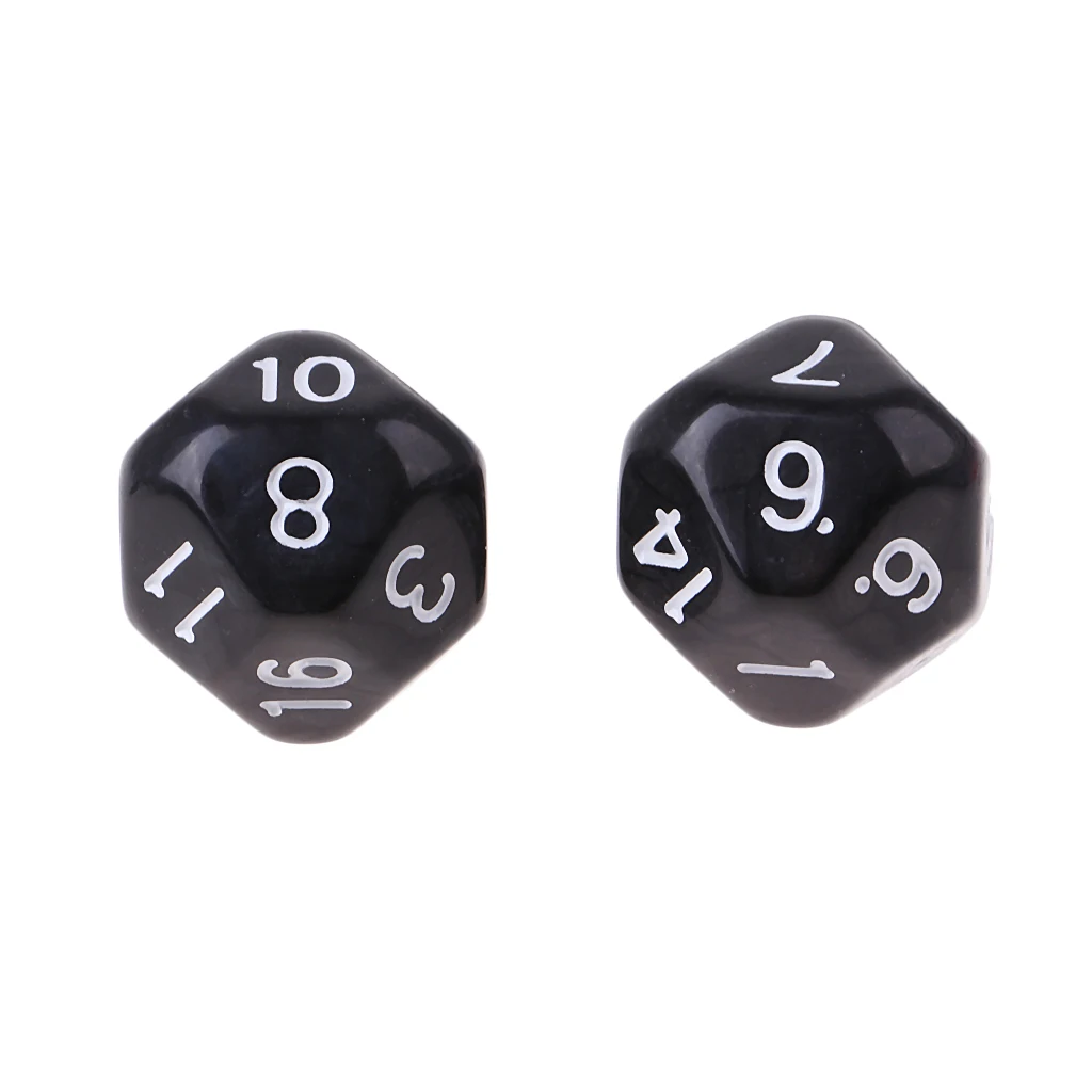 10Pcs 16-Sided D16 Acrylic Dices Table Game Accessory Toys for DND MTG TRPG Table Board Games