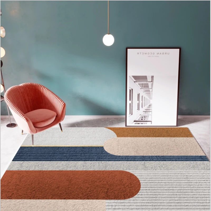 Nordic Geometric Modern Minimalist Carpet 2020 Living Bedroom Room Coffee Table Bedside Floor Mat Home Rectangular Area Game | Дом и сад