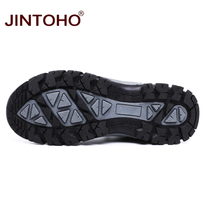 JINTOHO/Уличная обувь большого размера; Мужская походная обувь; брендовая мужская спортивная обувь; черные мужские кроссовки; уличная горная обувь; обувь для охоты