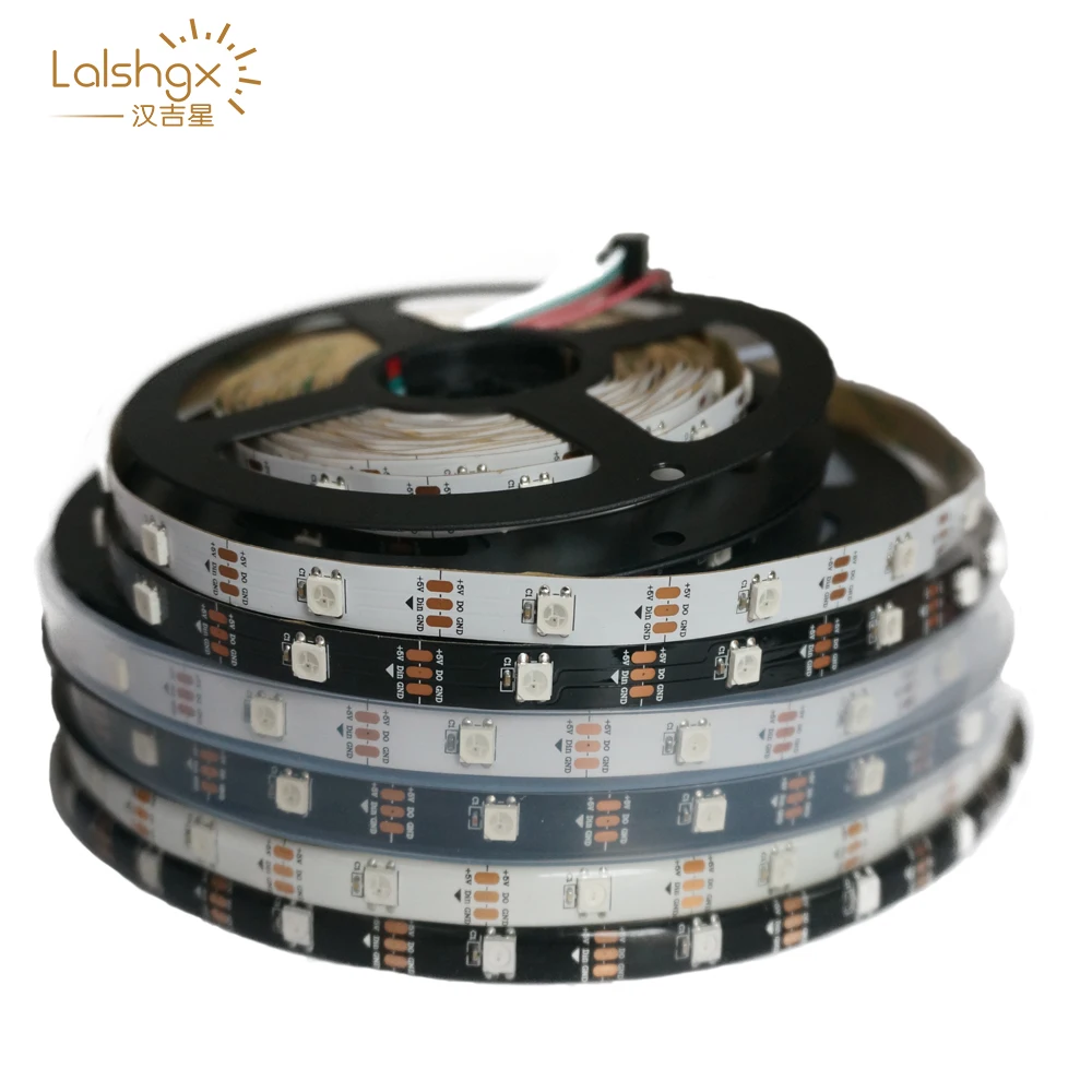 WS2812 RGB светодиодный светильник WS2812B s индивидуально адресуемый полоса