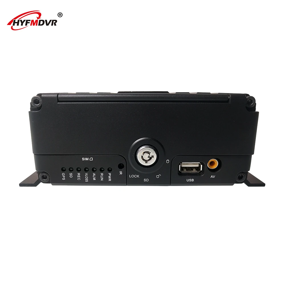 HYFMDVR Vehicle DVR Remote-Monitoring System Video/audio-Input H.264 4G GPS 4CH mobile dvr