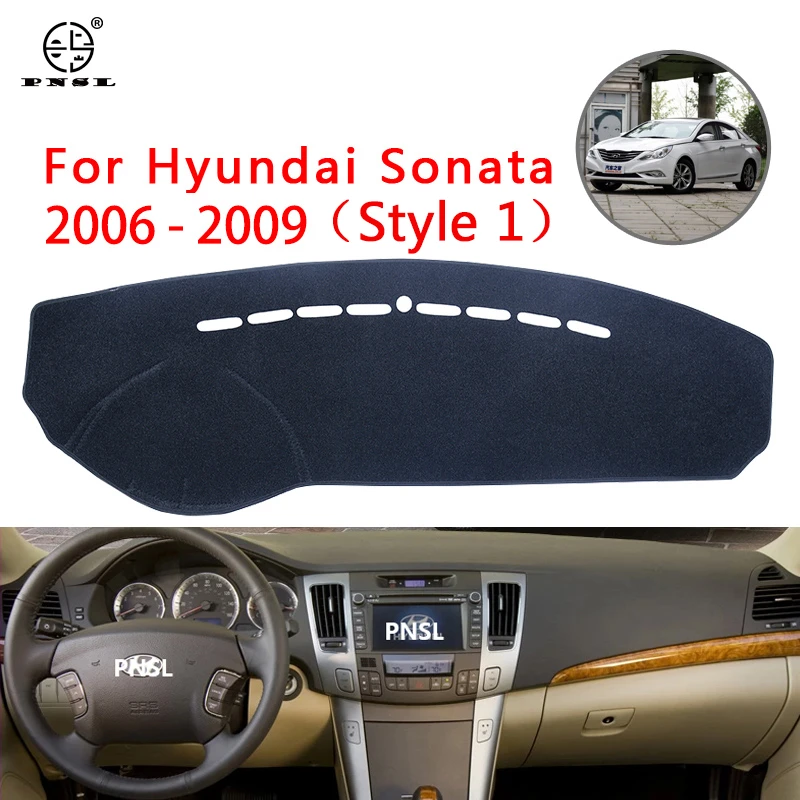 Black Velour Non Slip Dashboard Sun Pad Cover for HYUNDAI 2006-08 Sonata NF i45 Black Velour Non Slip Dashboard Sun Pad Cover for HYUNDAI 2006-08 Sonata NF i45