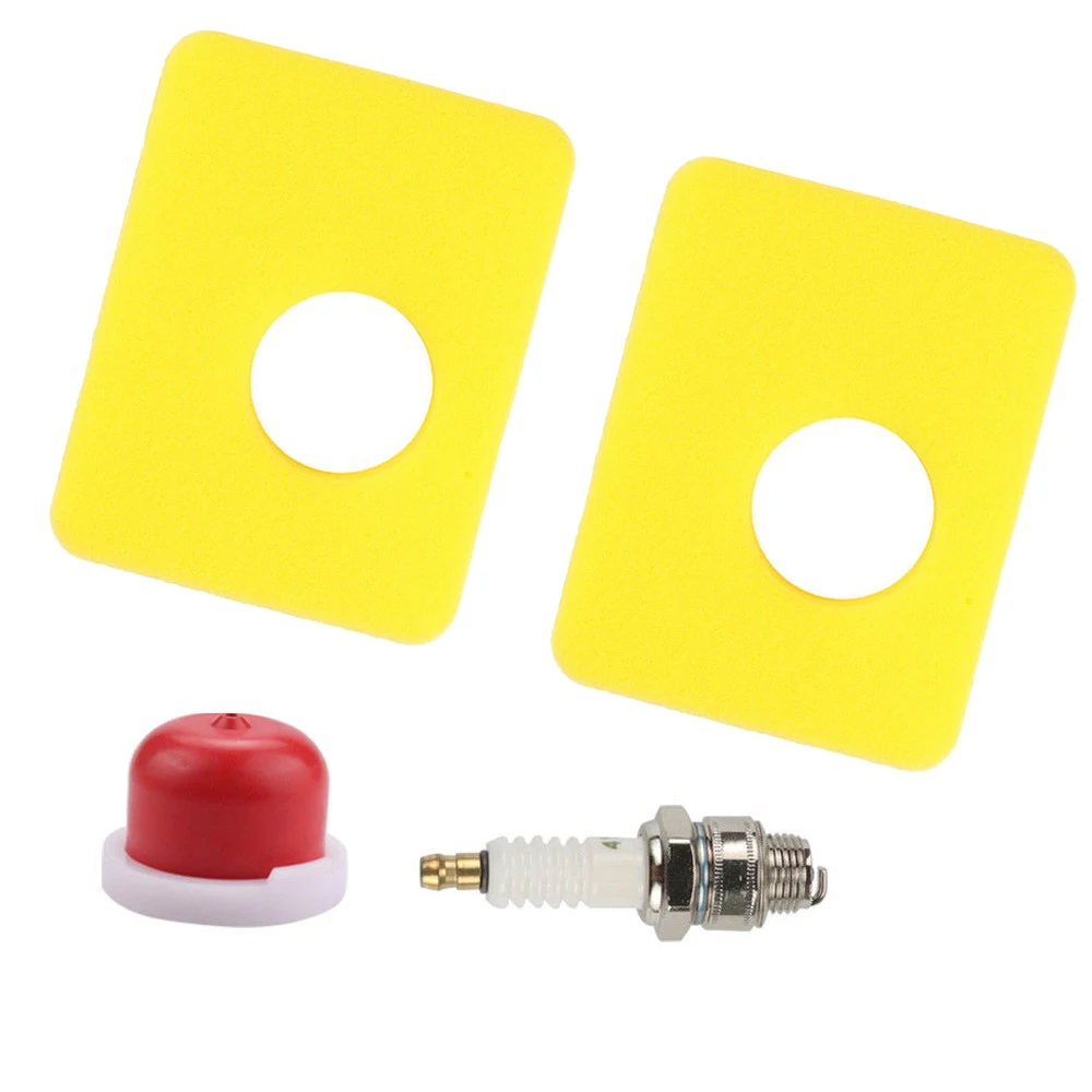 Air Filters Spark Plug Primer Bulb Kit For Briggs Stratton 300e 450e 500e Series Engine Lawn Mower Parts | Дом и сад
