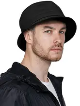  Unisex Adult Breathable Solid Pain Bucket Hat Cotton Harajuku Punk Hip Hop Travel Cap Sun Fisherman Hat Fishing Boonie Hat YD069 