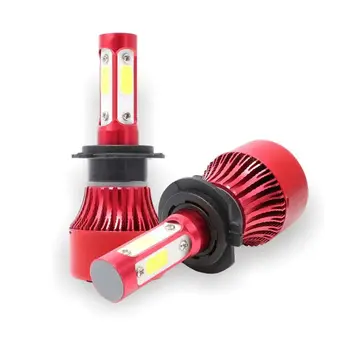 

Car 9005+9006 Combo 4-Side LED Headlight Waterproof Kits High Low Beam Lamp Bulb Automobile Modification Repair Auto