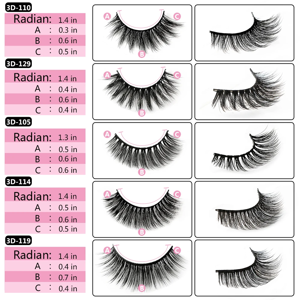 False Eyelashes Wholesale 20/30/40/50/100 Pairs Dramatic & Natural Full Strip 3D Mink Lashes Makeup Long Mink Eyelashes In Bulk False Eyelashes Wholesale 20/30/40/50/100 Pairs Dramatic & Natural Full Strip 3D Mink Lashes Makeup Long Mink Eyelashes In Bulk