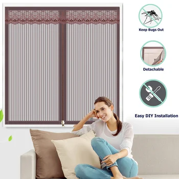 

Summer Anti Bugs Mosquito Windows Screen Insect Mesh Window Net Curtains for Living Room Fly Screen customizable