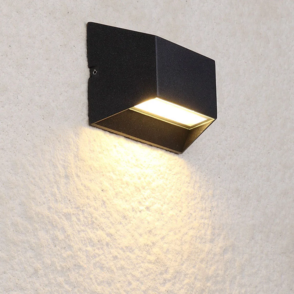 Черный SMD светодиодный водонепроницаемый наружный светильник ing 5W светодиодный наружный светодиодный светильник