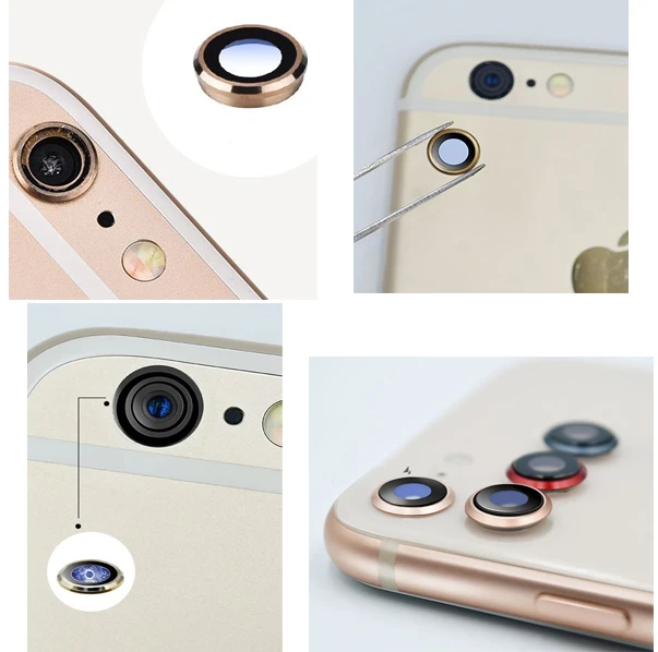 [Не нужны клеевые] 1 шт. объектив задней камеры для iPhone 8 6 6S 6P 6s 7 Plus 6SP X задняя камера