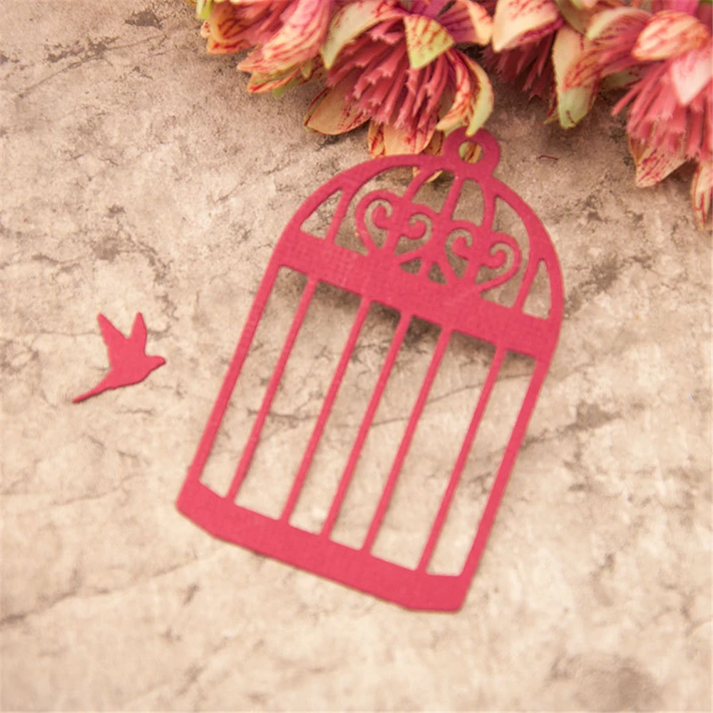 Birdcage Metal Cutting Dies Stitched DIY Scrapbooking Stamps Craft Embossing Die Cut Making Stencil Template New 2020 |