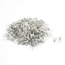 200 шт SNB2-5 вилка типа неизолированная Лопата Кабельные Клеммы для AWG16-14