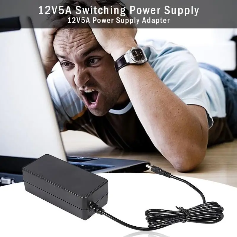 Адаптер питания AC 100 V-240 V в DC 12V 5A/24V 2A/24V 3A/24V 3.5A/24V 5A импульсный адаптер питания длина линии 1,2 m источник питания