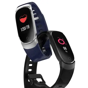 

Qw16 Color Screen Smart Bracelet Heart Rate Sleep Monitoring Sports Waterproof Step Counter Information Reminder