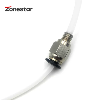 

5PC/LOT ZONESTAR PC4-M6 3D Printer J-head Pneumatic Connectors PTFE Tube Quick Couple Fittings Reprap Hotend