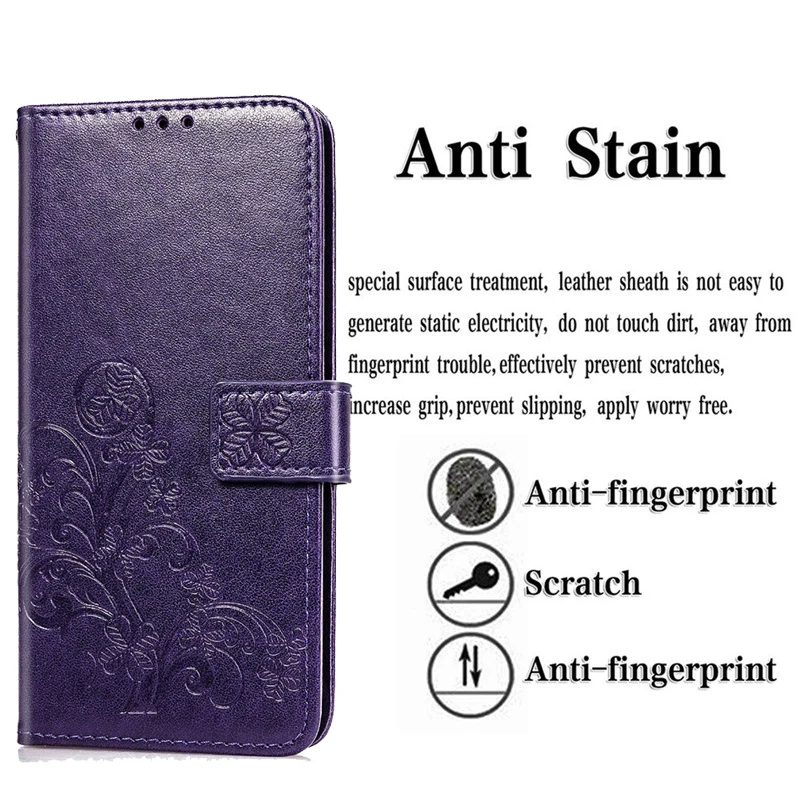 Luxury Leather Flip Wallet Case