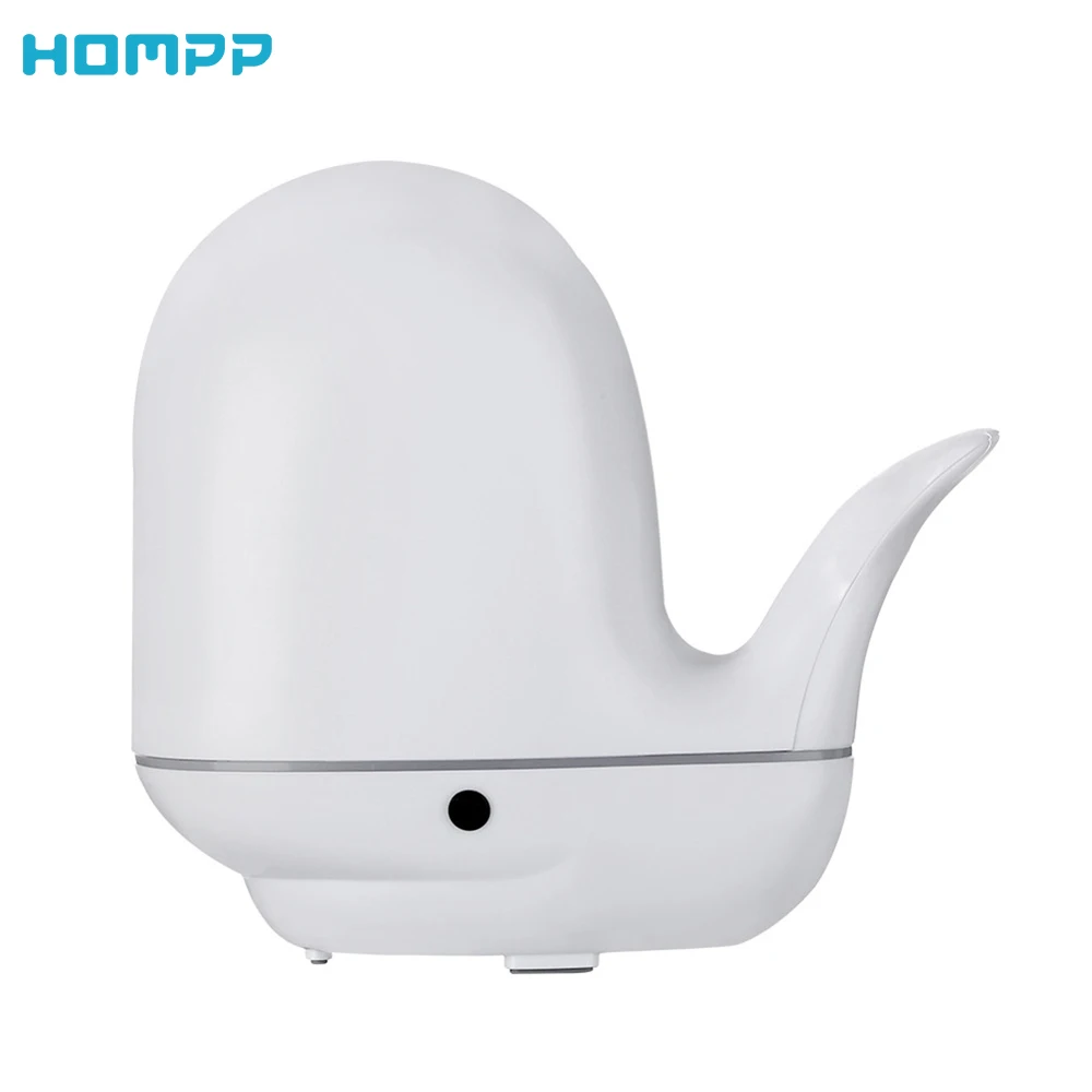 White USB автомобильный диффузор эфирного масла, 200 круглый чехол для хранения кистей туман увлажнитель в виде Кита, мин портативный подарок на день Святого Валентина освежитель воздуха для спальни офиса - Цвет: White