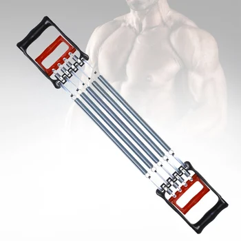 

Adjustable Detachable Multifunctional Chest Pull Expander Plastic Handle Strength 5 Spring Hand Gripper Fitness Sports Durable