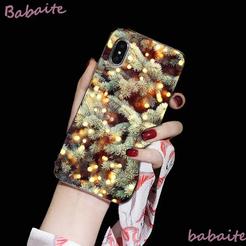 A14 Babaite Merry christmas зимний красивый светильник с узором чехол для телефона для iPhone 8 7 6 6S Plus X XS MAX 5 5S SE XR 11 11pro 11promax - Цвет: A14