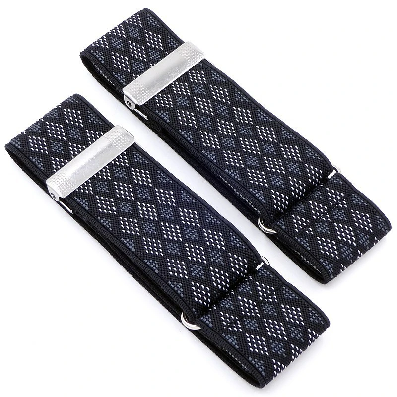 3.5cm Elasticated Unisex Armbands Sleeve Garter Adjustable Gift Shirt Sleeve Holder Cufflinks Business Wedding Groom Accessories