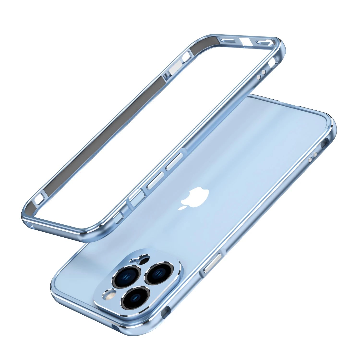 For iPhone 13 Pro Max Luxury Colorful Aluminum Bumper Metal Frame Protector For Apple iPhone 13 Mini iPhone13 Coque Fashion